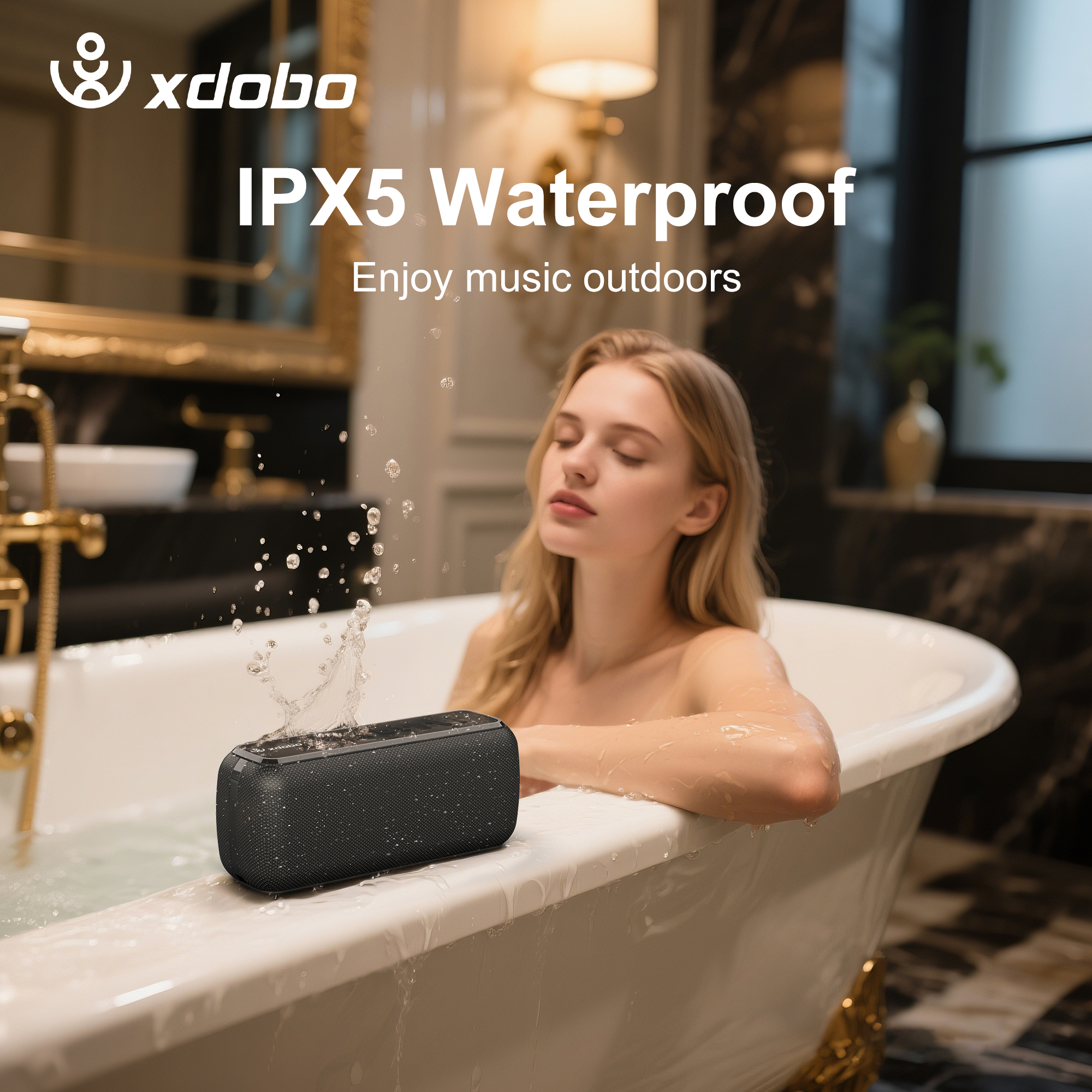 Bluetooth Speaker Waterproof - XDOBO Speaker Wireless 60W Soundbar X8