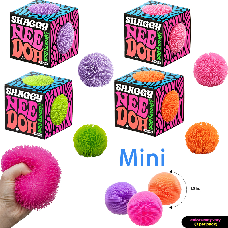 Electronics Latest Gadgets - Needoh Shaggy Teenie Fuzz Ball Stress