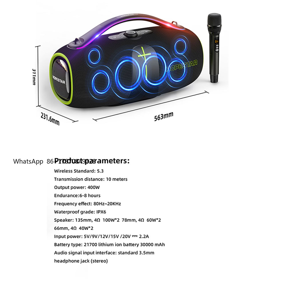 Factory HOPESTAR A85 Outdoor H - Bluetooth Speaker Waterproof recensione e prezzo