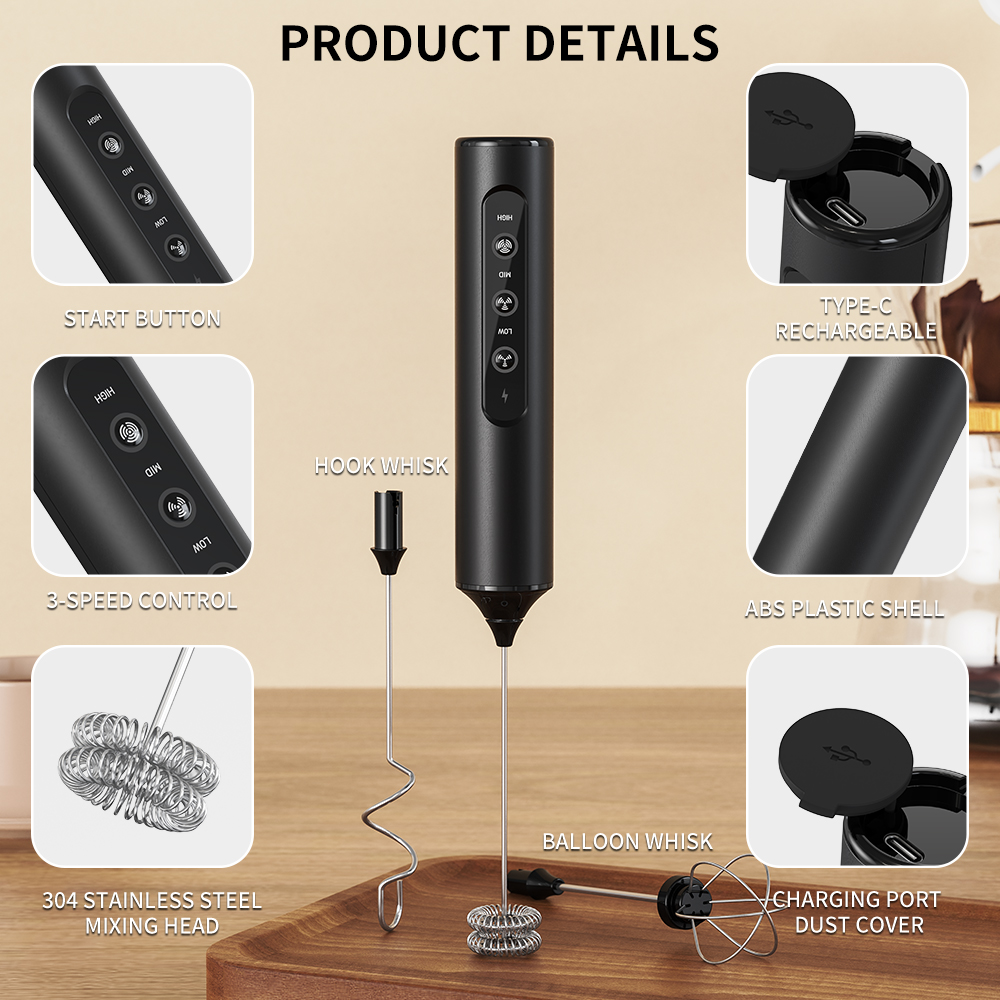3 in 1 Electric Handheld Milk  - Kitchen Electronics Gadgets recensione e prezzo