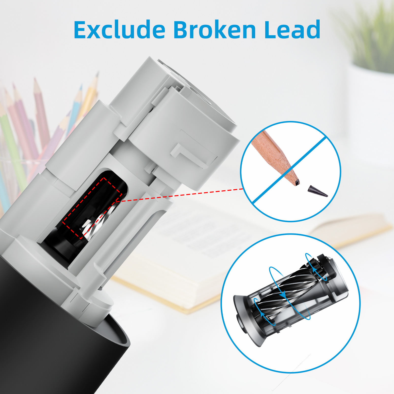 Electric Automatic Pencil Shar - Electronics Gadgets For Home recensione e prezzo