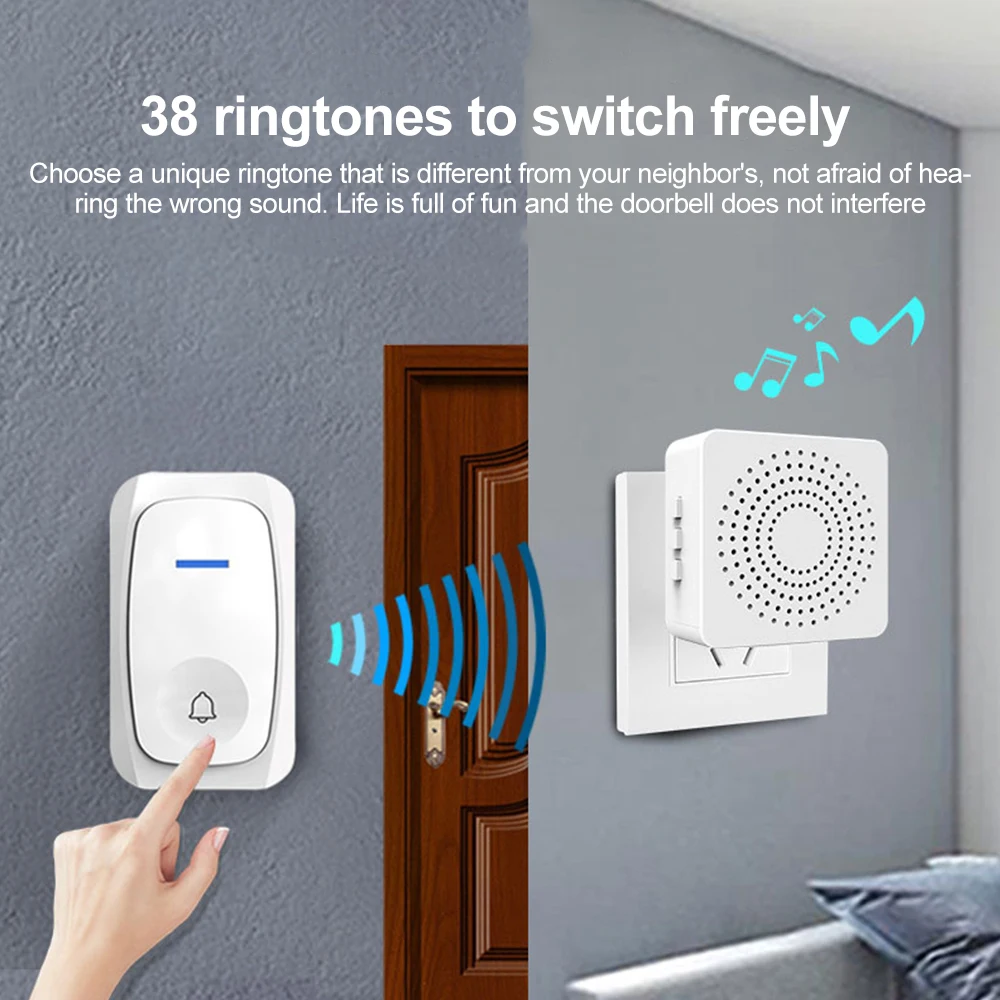 USB Wireless Doorbell Smart We - Electronics Gadgets For Home recensione e prezzo