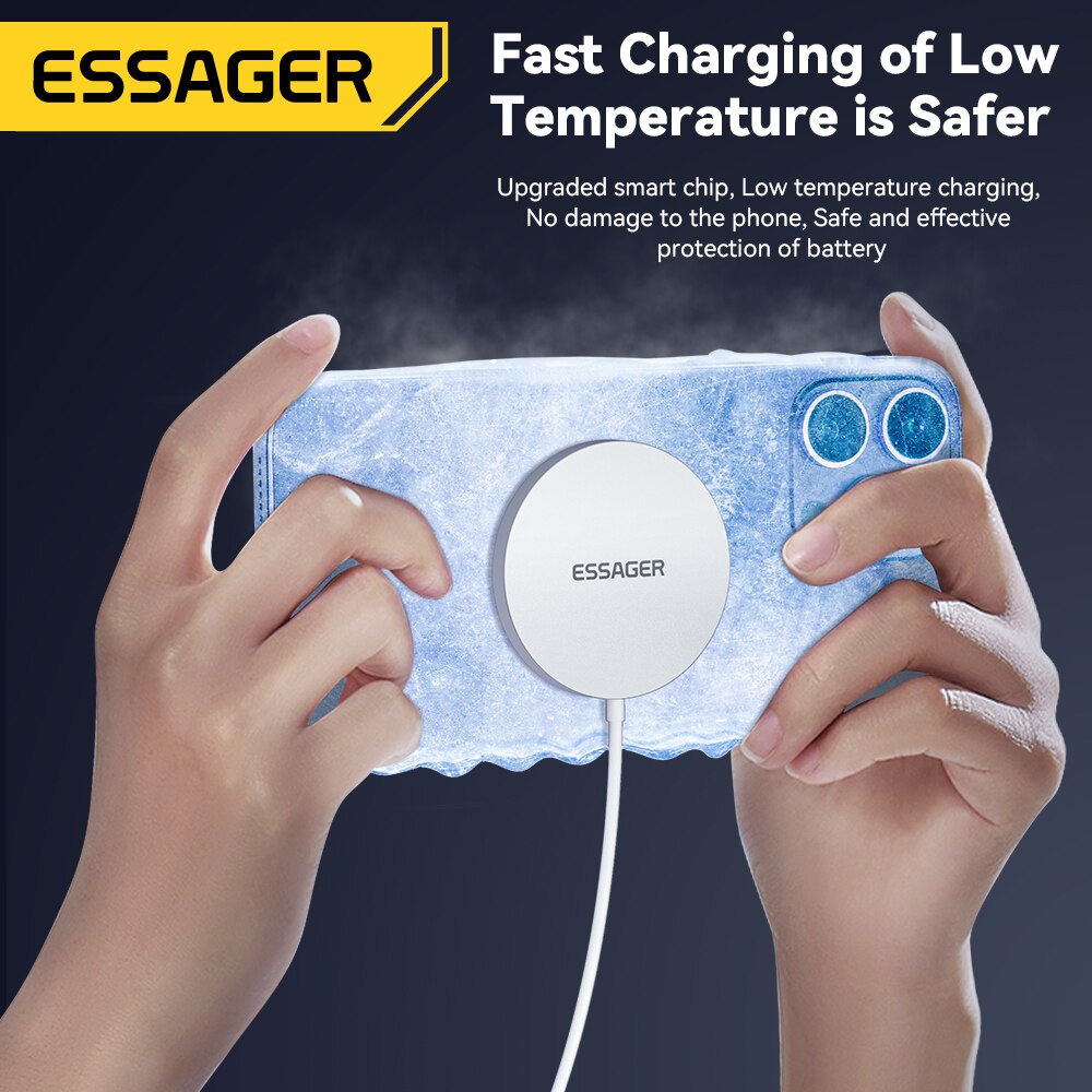Essager 15W Magnetic Qi Wirele - Magnetic Charging Cable recensione e prezzo