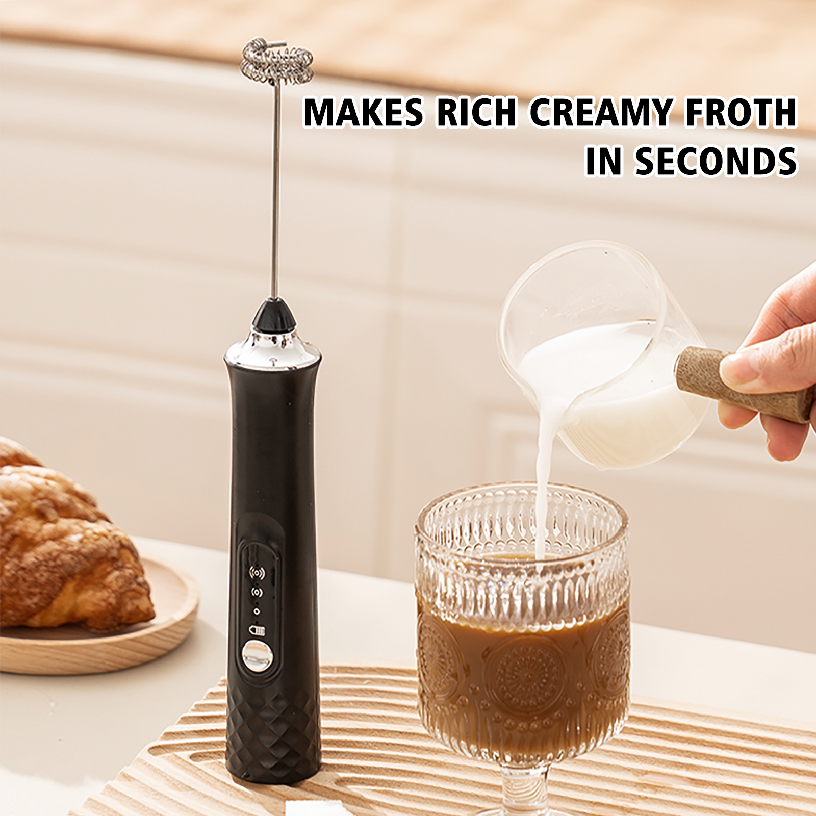 Powerful Electric Milk Frother - Kitchen Electronics Gadgets recensione e prezzo