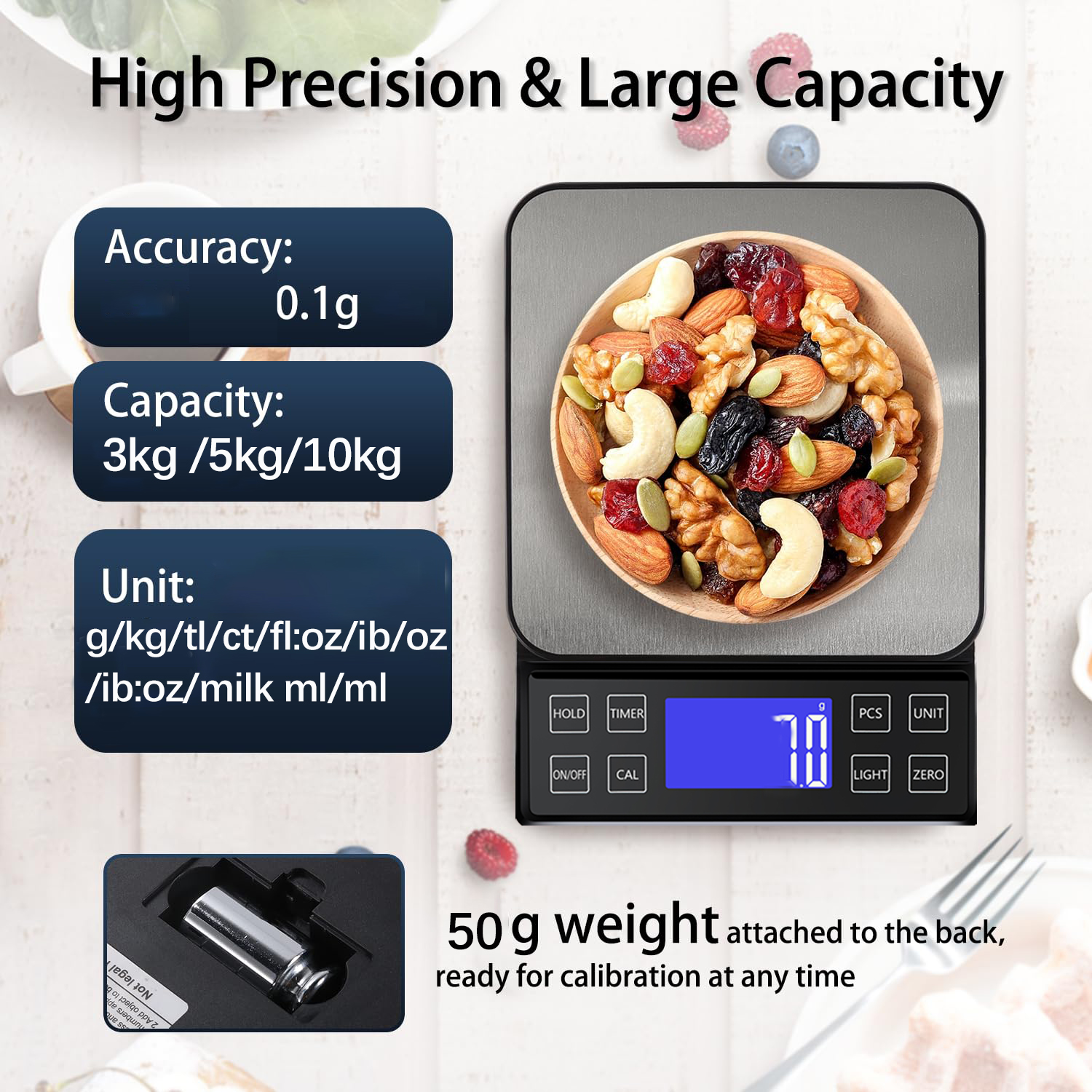 Digital Kitchen Scale 0.1g Hig - Kitchen Electronics Gadgets recensione e prezzo