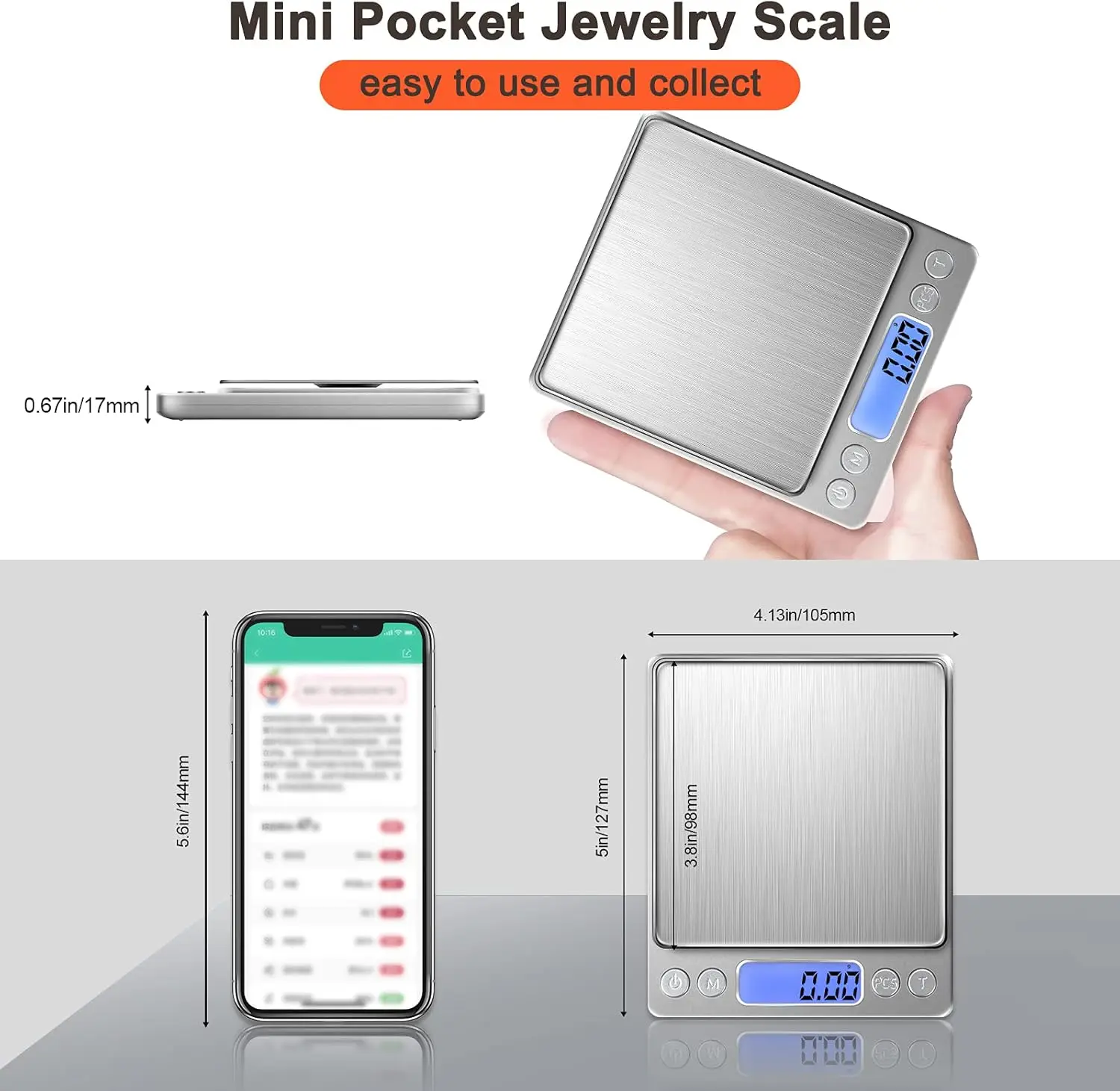 LCD Digital Jewelry Scale 3kg  - Kitchen Electronics Gadgets recensione e prezzo