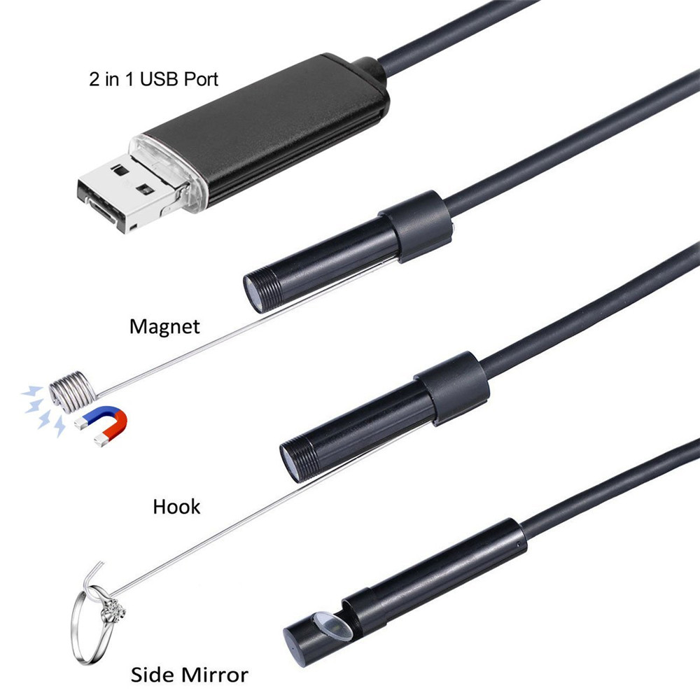 3in1 USB 5.5mm Endoscope Camer - Usb Microscope Digital recensione e prezzo