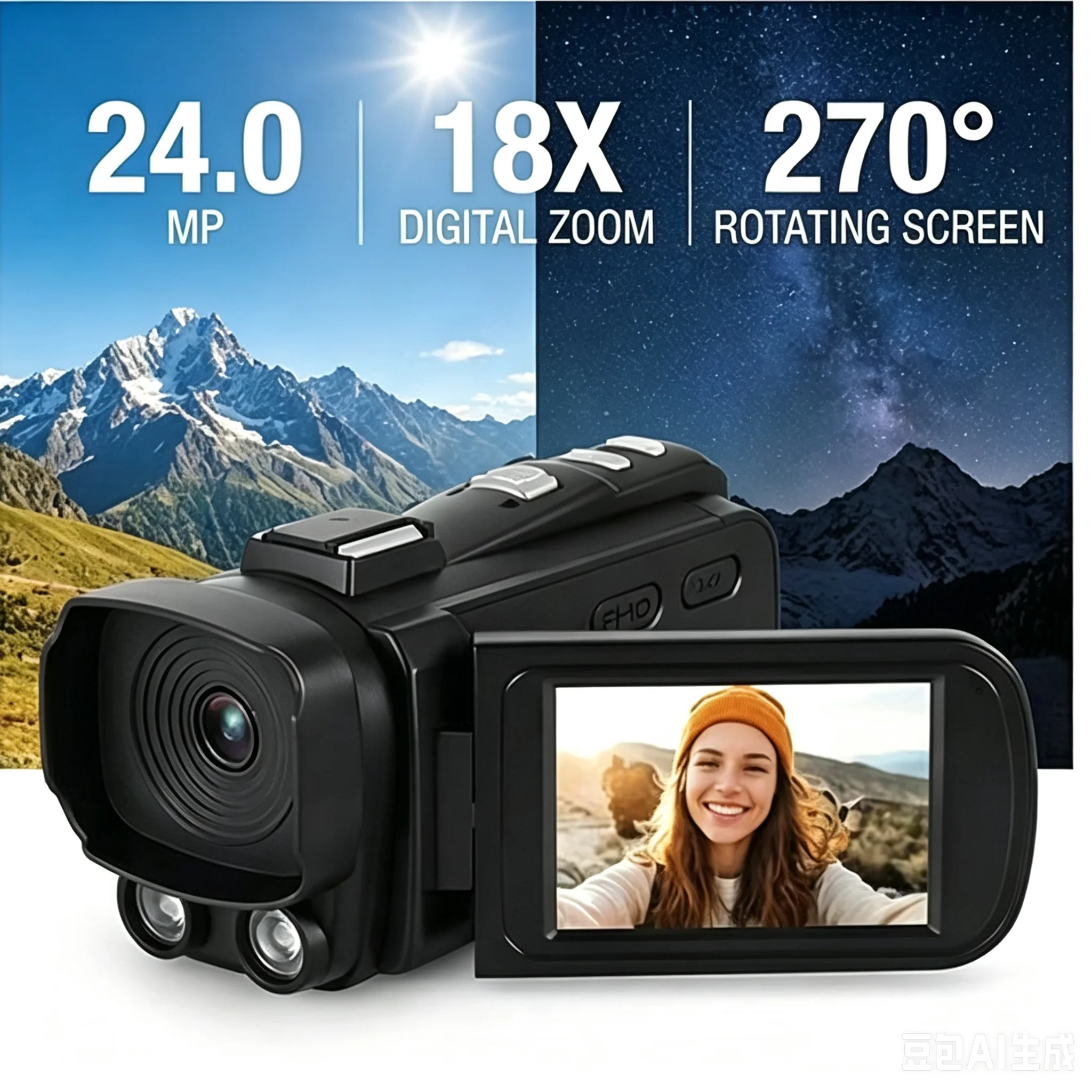 1080P Full HD Digital Camera V - Electronics Gadgets For Home recensione e prezzo
