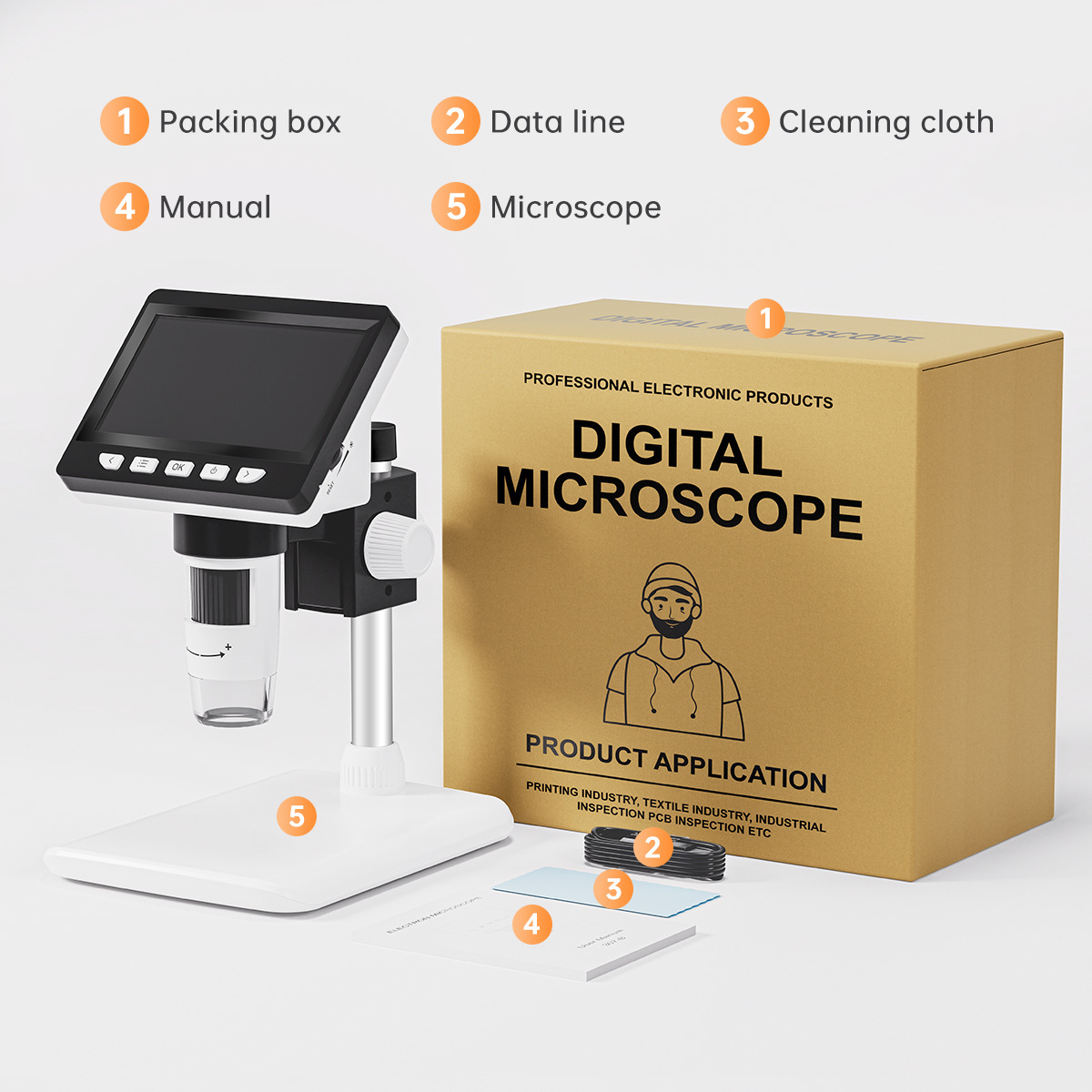 4.3-Inch Portable Electronic D - Usb Microscope Digital recensione e prezzo