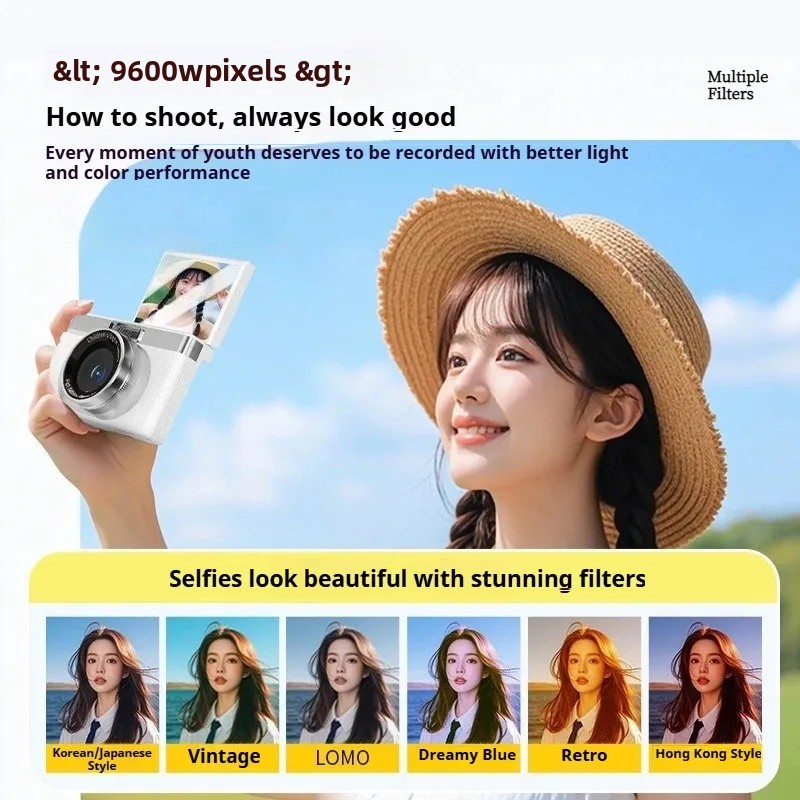 9600MP 4K Digital Camera 8X Zo - Electronics Gadgets For Home recensione e prezzo