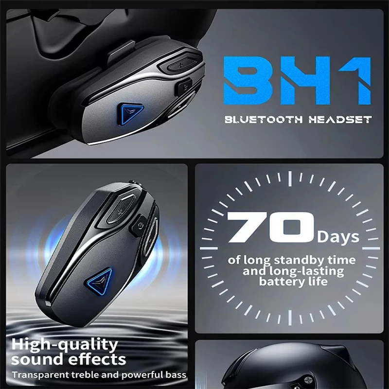 Motorcycle Bluetooth Helmet He - Bluetooth Speaker Waterproof recensione e prezzo