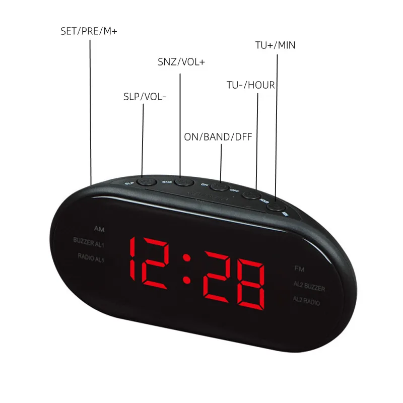 Car Electronic LED Clock Deskt - Electronics Gadgets For Home recensione e prezzo