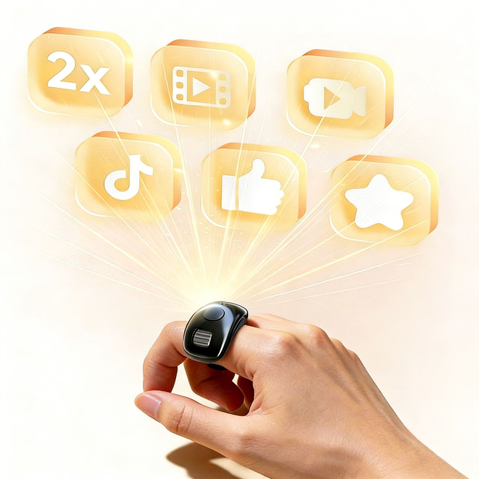 Mini Fingertip Bluetooth Ring  - Electronics And Gadgets G recensione e prezzo