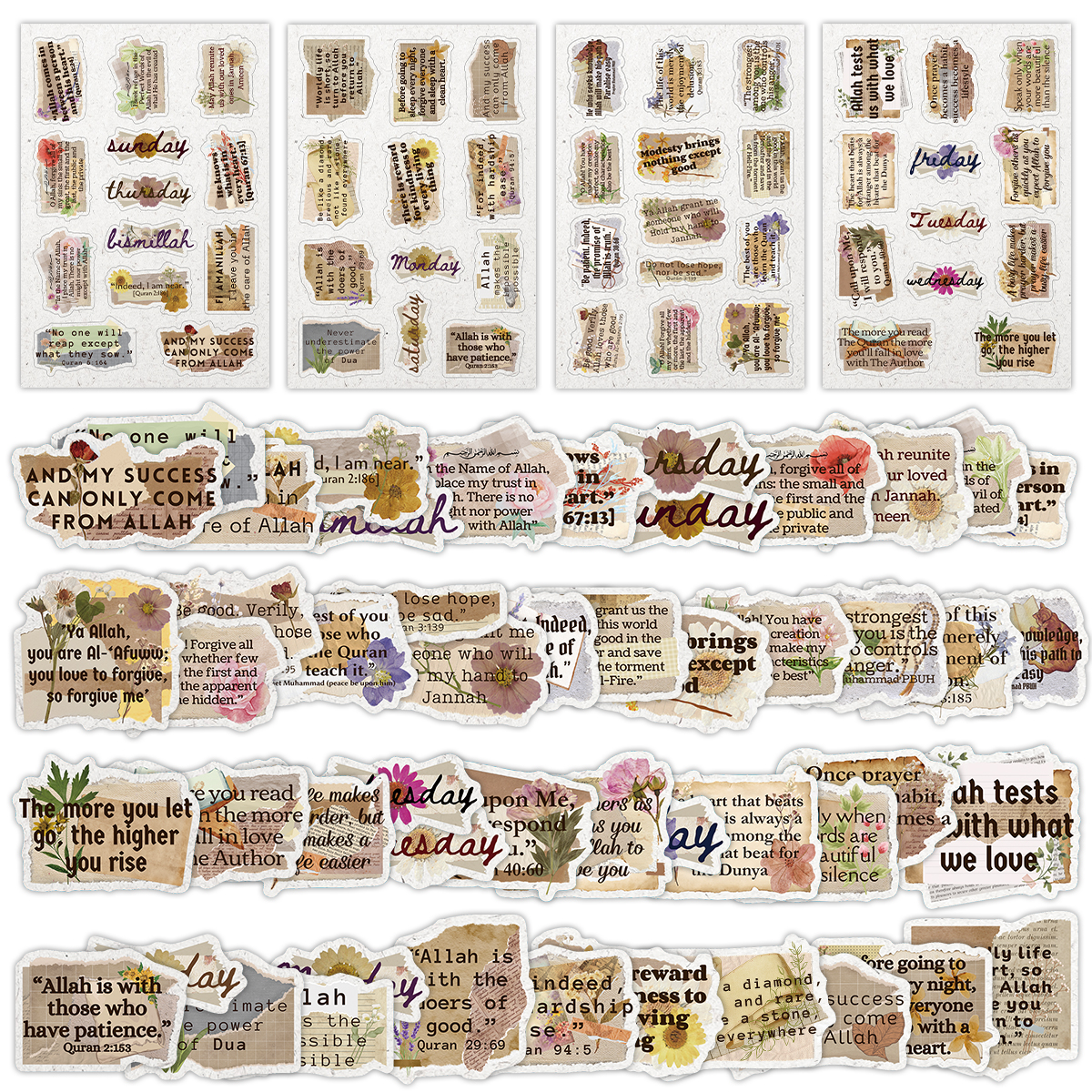 4sheets-50stickers Quranic Phr - Gadget Q recensione e prezzo