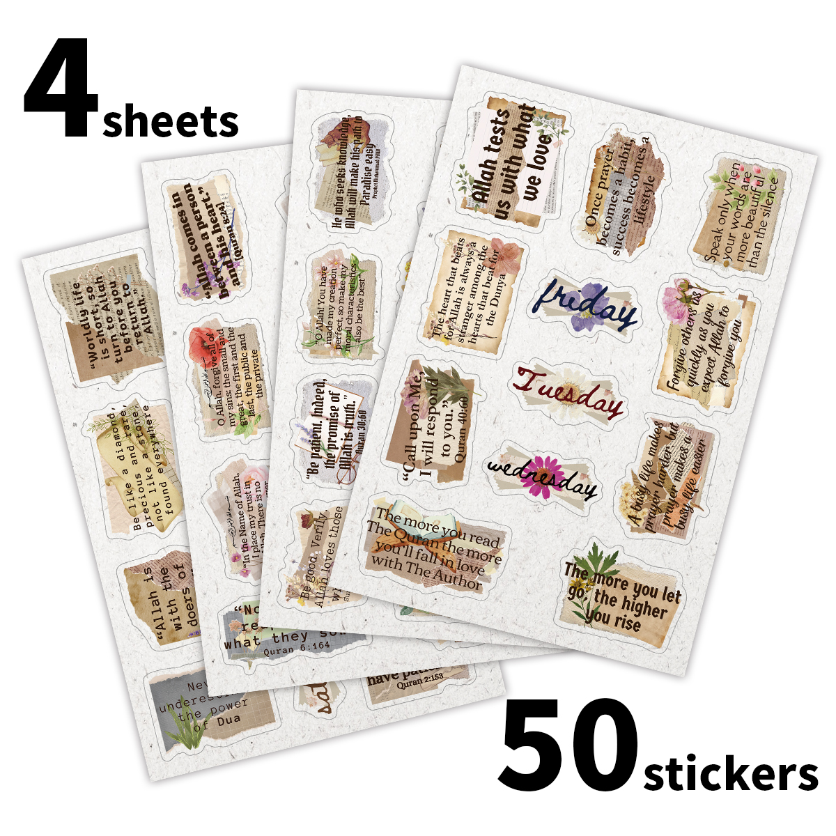 4sheets-50stickers Quranic Phr - Gadget Q recensione e prezzo