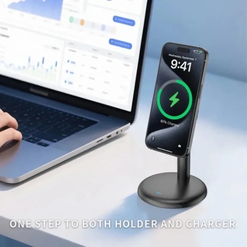 Desktop Magnetic Phone Stand F - Magnetic Charging Cable recensione e prezzo