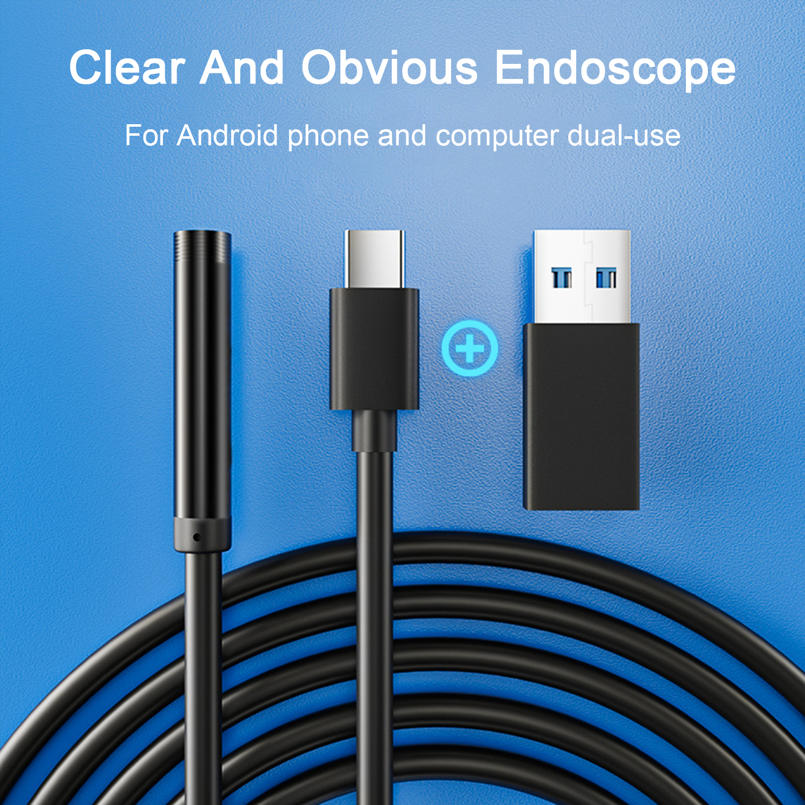 Type-c 5.5/7mm Endoscope Scope - Usb Microscope Digital recensione e prezzo
