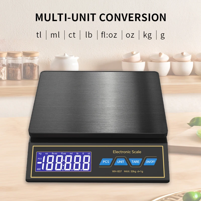 LCD Digital Kitchen Scale 30kg - Kitchen Electronics Gadgets recensione e prezzo